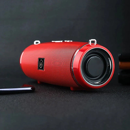 Bluetooth 5.1 Wireless Waterproof Outdoor Stereo Speaker with Enhanced Bass and USB/TF Connectivity