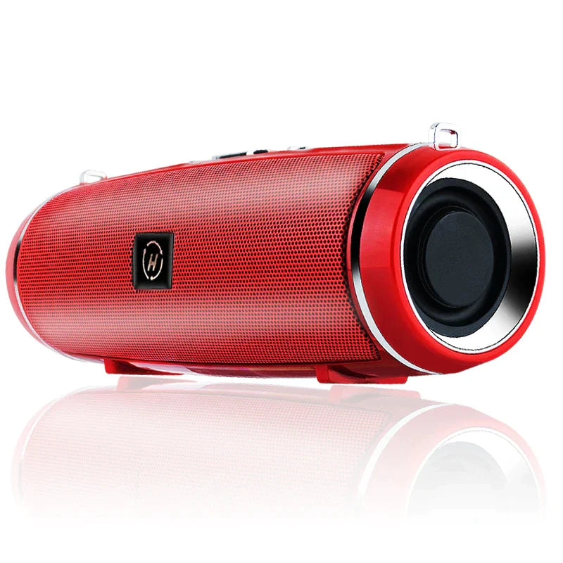 Bluetooth 5.1 Wireless Waterproof Outdoor Stereo Speaker with Enhanced Bass and USB/TF Connectivity