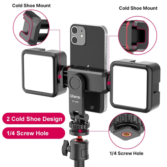 Ulanzi ST-06S Vertical Smartphone Vlog Mount Holder