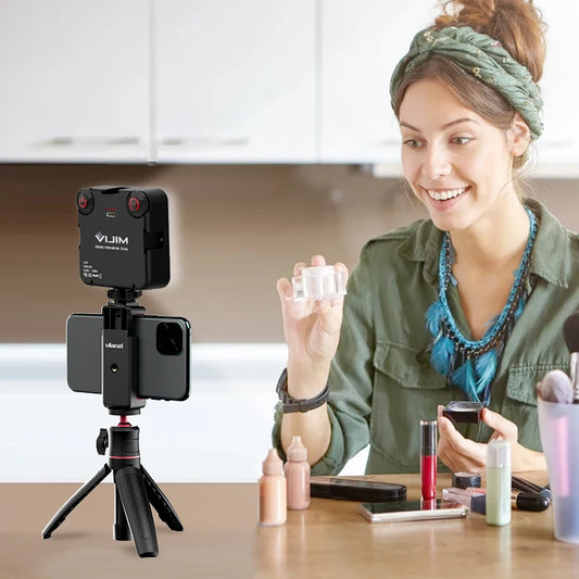 Professional LED Video Light with Adjustable Color Temperature